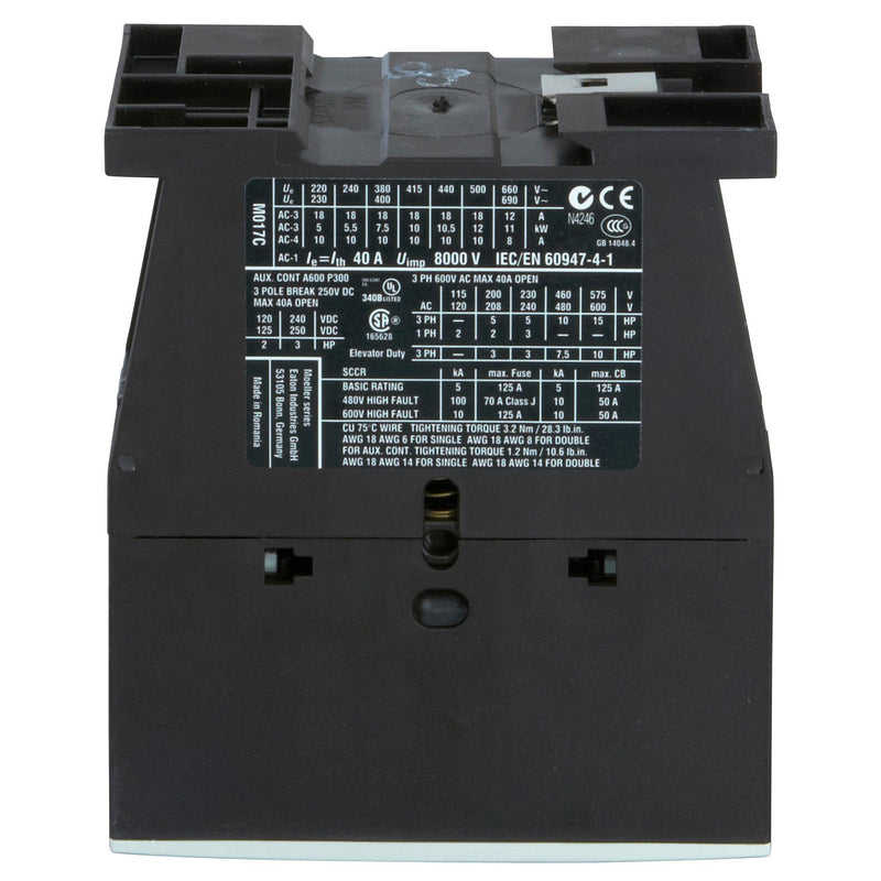 PFT Air-Break Contactor DIL M17-10 42v